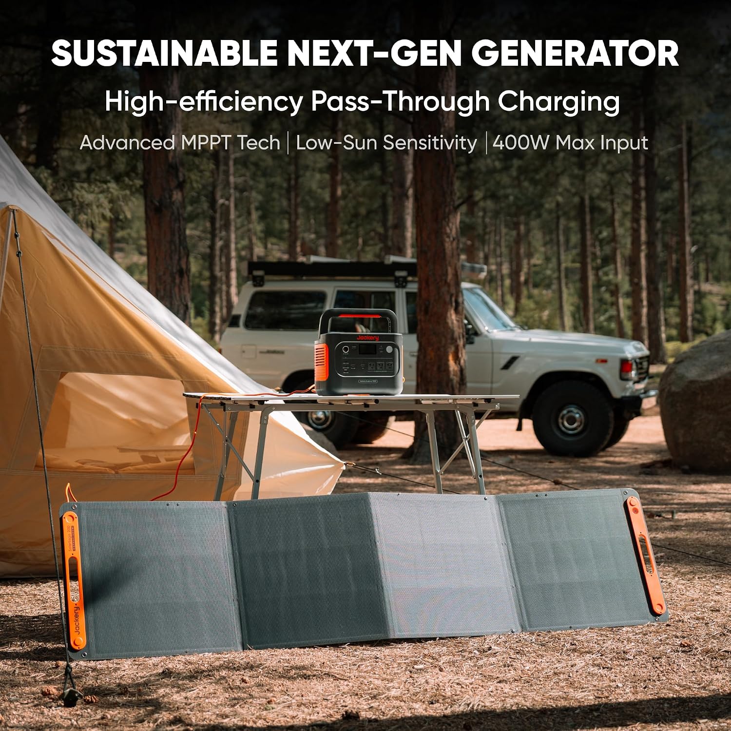 Jackery Explorer 1000 v2 Portable Power Station,1070Wh,1500W | 1 Hr Fast Charge, LiFePO4 Battery, 100W USB-C Output, Solar Generator for Camping, Emergency, RV (Solar Panel Optional) - Image 7