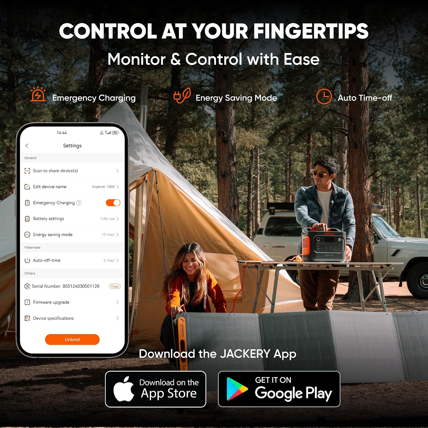 Jackery Explorer 1000 v2 Portable Power Station,1070Wh,1500W | 1 Hr Fast Charge, LiFePO4 Battery, 100W USB-C Output, Solar Generator for Camping, Emergency, RV (Solar Panel Optional) - Image 9